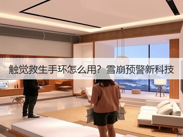 触觉救生手环怎么用？雪崩预警新科技(图2)