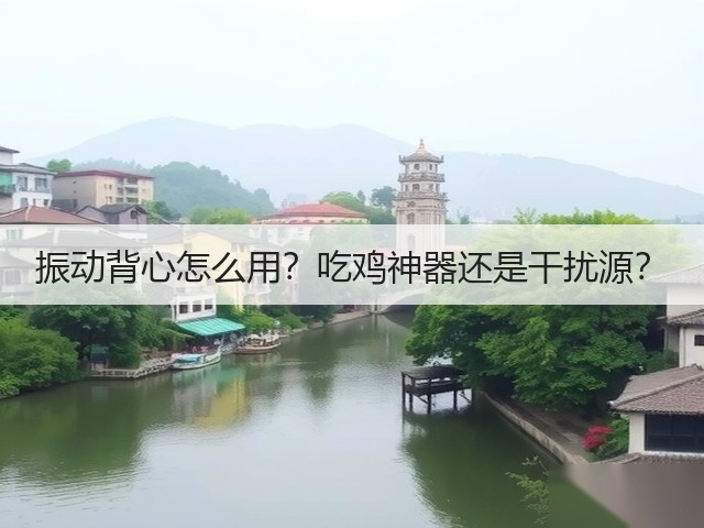 振动背心怎么用？吃鸡神器还是干扰源？(图1)