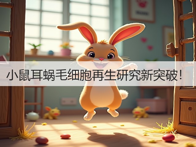 小鼠耳蜗毛细胞再生研究新突破!(图1) 小鼠耳蜗毛细胞再生研究新突破!(图1)