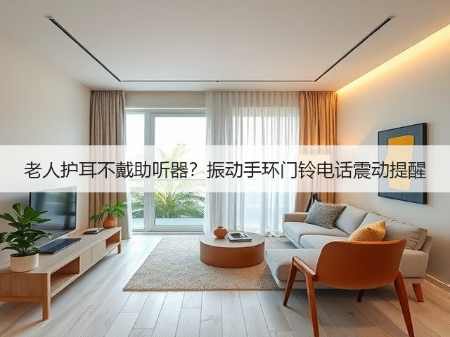老人护耳不戴助听器？振动手环门铃电话震动提醒(图1)