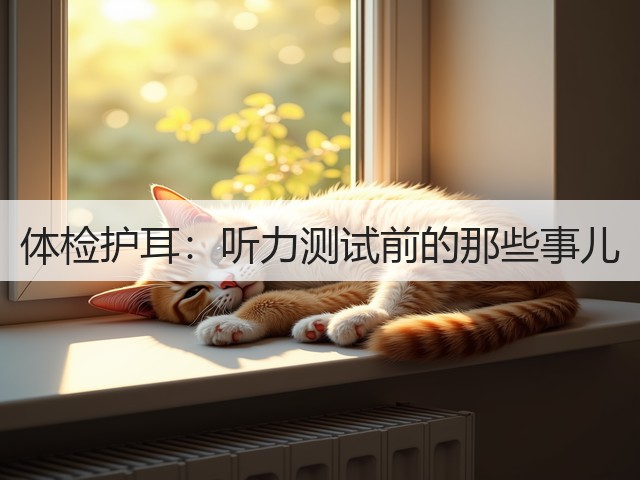 体检护耳:听力测试前的那些事儿(图1) 体检护耳:听力测试前的那些事儿(图1)