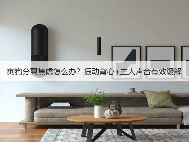 狗狗分离焦虑怎么办?振动背心+主人声音有效缓解(图3) 狗狗分离焦虑怎么办?振动背心+主人声音有效缓解(图3)