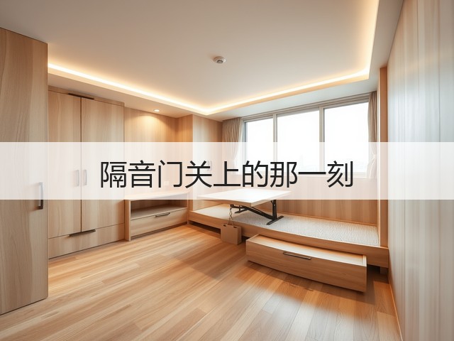 隔音门关上的那一刻(图2) 隔音门关上的那一刻(图2)