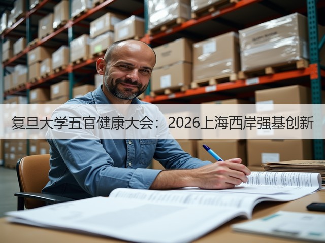 复旦大学五官健康大会：2026上海西岸强基创新(图1)