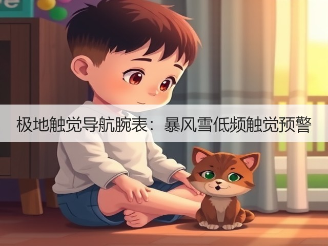 极地触觉导航腕表：暴风雪低频触觉预警(图3)