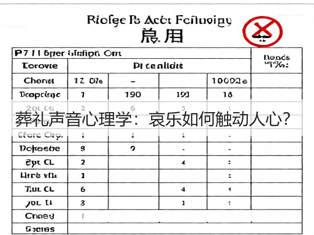 葬礼声音心理学:哀乐如何触动人心?(图2) 葬礼声音心理学:哀乐如何触动人心?(图2)