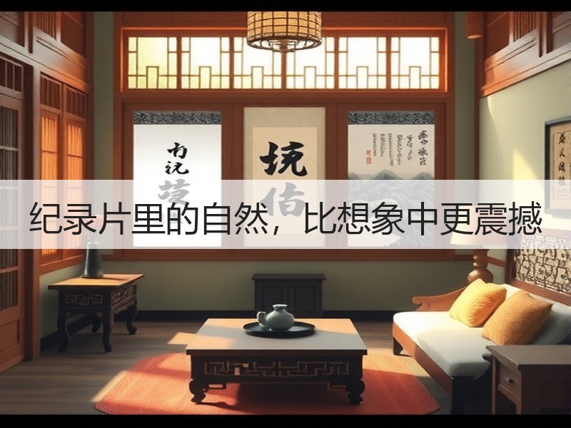 纪录片里的自然，比想象中更震撼