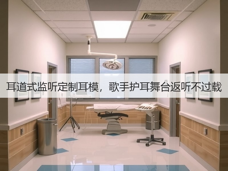 耳道式监听定制耳模，歌手护耳舞台返听不过载