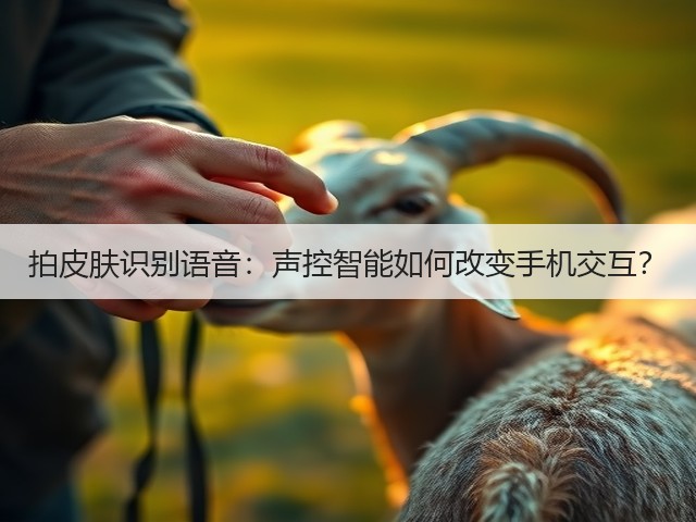 拍皮肤识别语音：声控智能如何改变手机交互？(图5)