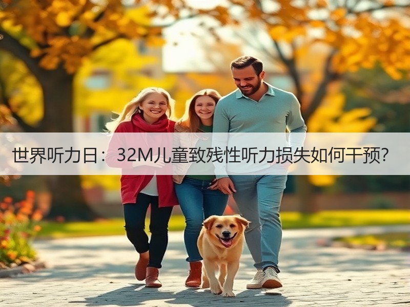 世界听力日：32M儿童致残性听力损失如何干预？