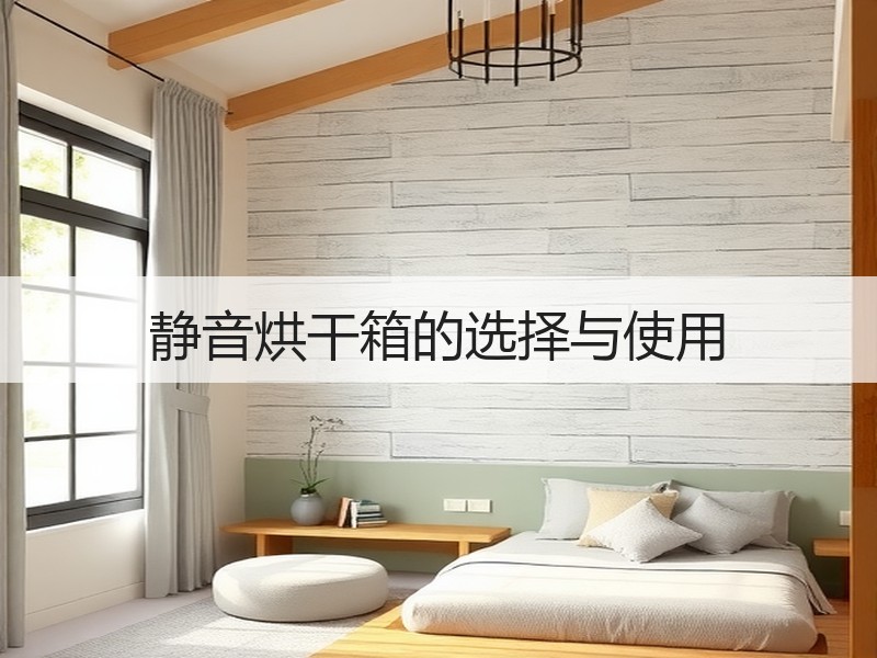 静音烘干箱的选择与使用