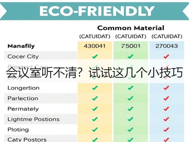 会议室听不清?试试这几个小技巧(图1) 会议室听不清?试试这几个小技巧(图1)