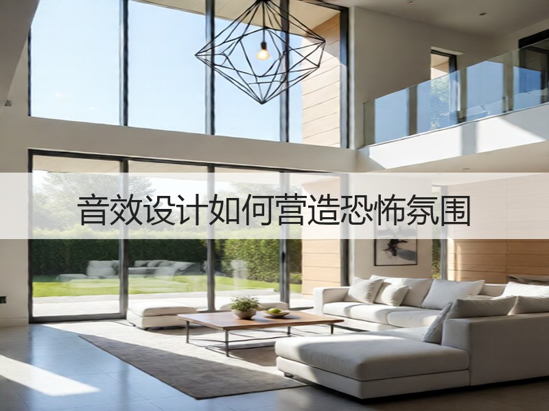 音效设计如何营造恐怖氛围