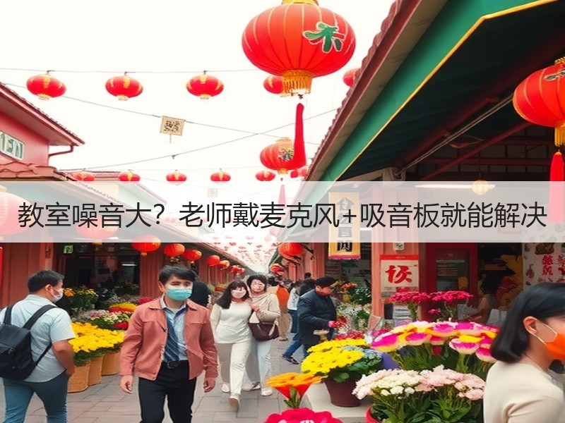 教室噪音大？老师戴麦克风+吸音板就能解决