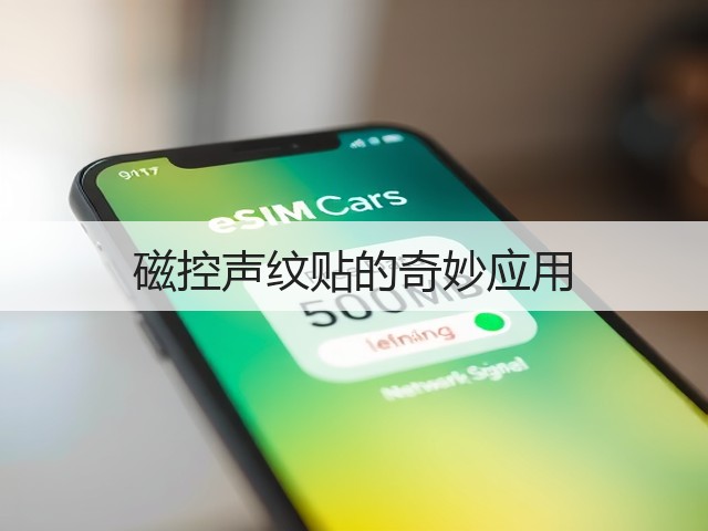 磁控声纹贴的奇妙应用(图1) 磁控声纹贴的奇妙应用(图1)