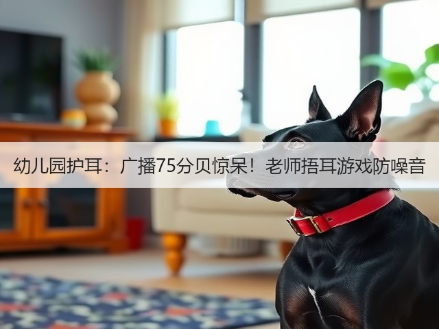 幼儿园护耳：广播75分贝惊呆！老师捂耳游戏防噪音(图1)