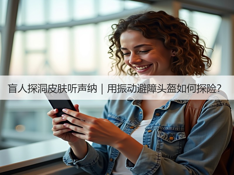 盲人探洞皮肤听声纳｜用振动避障头盔如何探险？