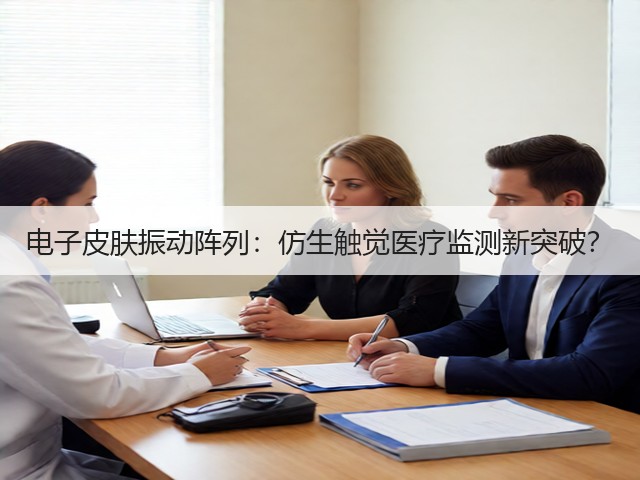 电子皮肤振动阵列:仿生触觉医疗监测新突破?(图3) 电子皮肤振动阵列:仿生触觉医疗监测新突破?(图3)