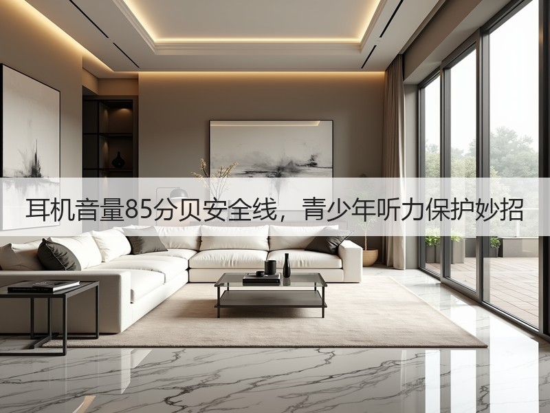 耳机音量85分贝安全线，青少年听力保护妙招