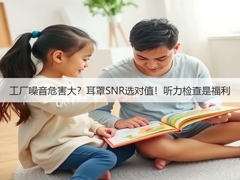 工厂噪音危害大？耳罩SNR选对值！听力检查是福利