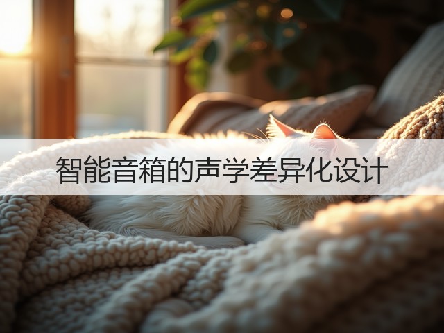 智能音箱的声学差异化设计(图1) 智能音箱的声学差异化设计(图1)
