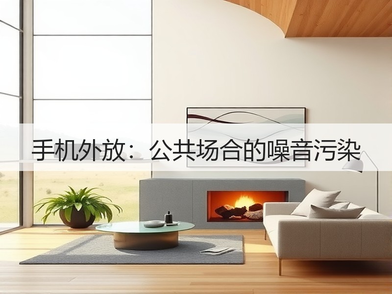 手机外放：公共场合的噪音污染