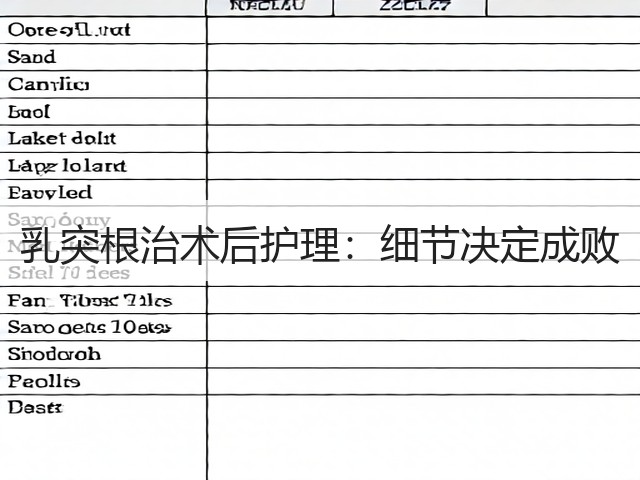 乳突根治术后护理：细节决定成败(图1)