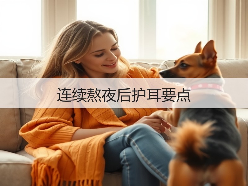 连续熬夜后护耳要点