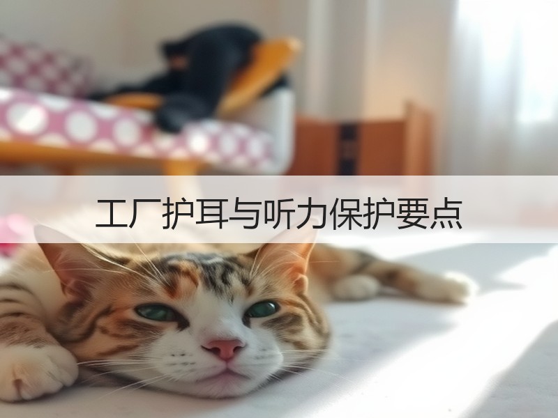 工厂护耳与听力保护要点