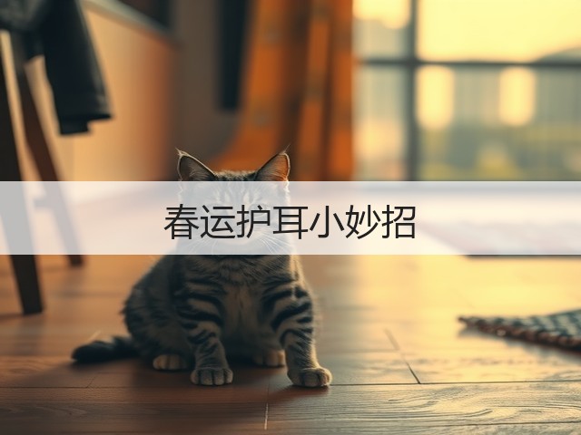 春运护耳小妙招(图1) 春运护耳小妙招(图1)