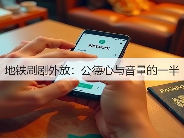 地铁刷剧外放：公德心与音量的一半(图3)