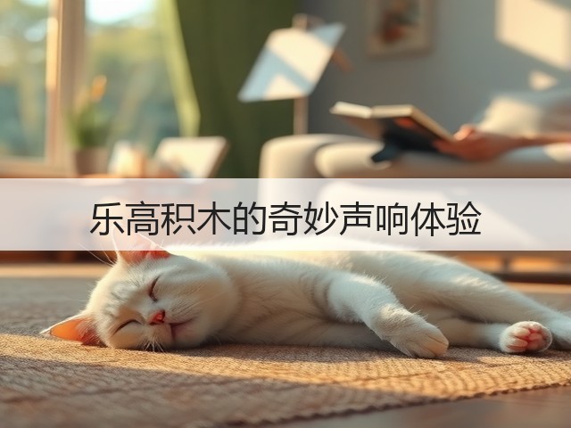 乐高积木的奇妙声响体验(图2) 乐高积木的奇妙声响体验(图2)