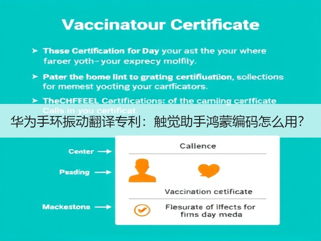 华为手环振动翻译专利:触觉助手鸿蒙编码怎么用?(图1) 华为手环振动翻译专利:触觉助手鸿蒙编码怎么用?(图1)