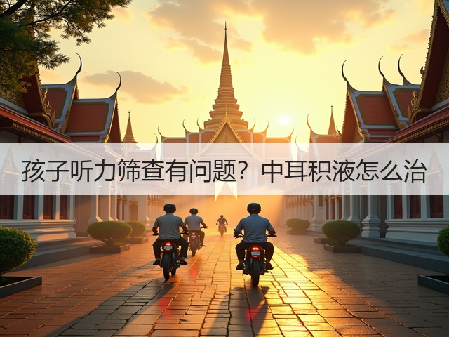 孩子听力筛查有问题?中耳积液怎么治(图2) 孩子听力筛查有问题?中耳积液怎么治(图2)