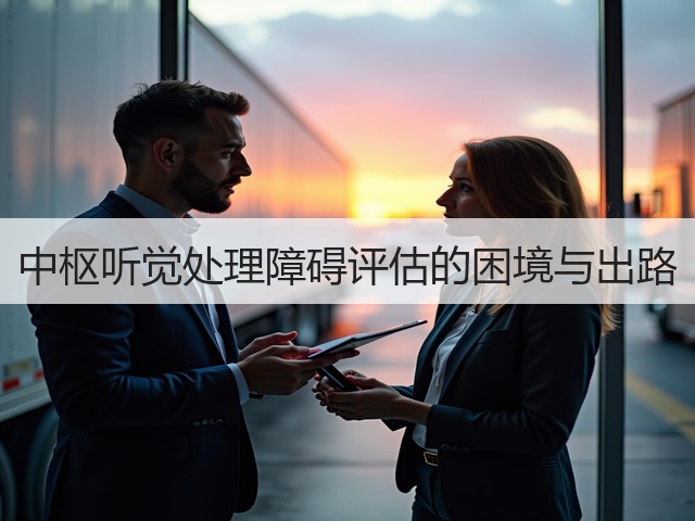 中枢听觉处理障碍评估的困境与出路(图1) 中枢听觉处理障碍评估的困境与出路(图1)