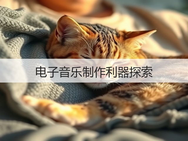 电子音乐制作利器探索(图1)