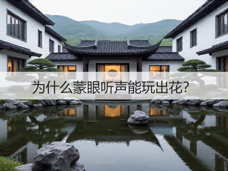 为什么蒙眼听声能玩出花？