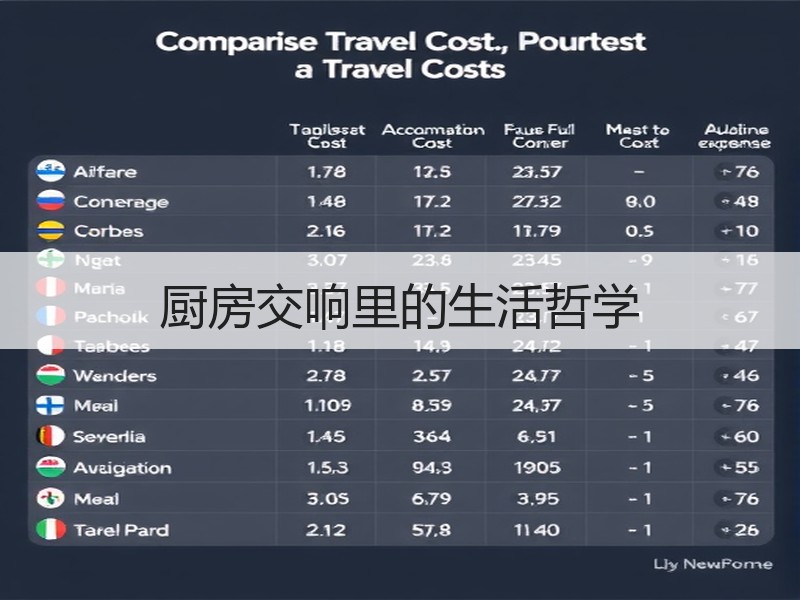 厨房交响里的生活哲学