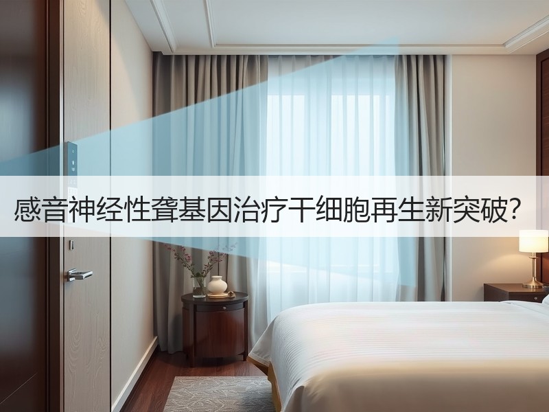 感音神经性聋基因治疗干细胞再生新突破？