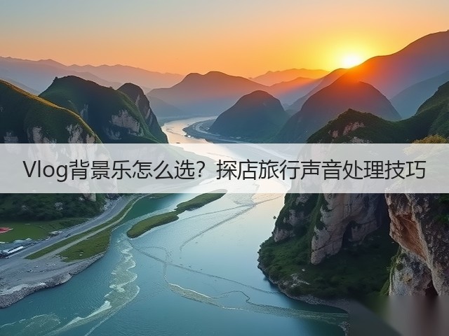 Vlog背景乐怎么选?探店旅行声音处理技巧(图1) Vlog背景乐怎么选?探店旅行声音处理技巧(图1)