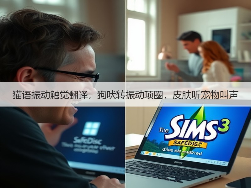猫语振动触觉翻译，狗吠转振动项圈，皮肤听宠物叫声