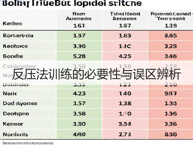 反压法训练的必要性与误区辨析(图2) 反压法训练的必要性与误区辨析(图2)