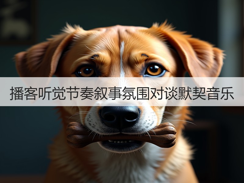 播客听觉节奏叙事氛围对谈默契音乐