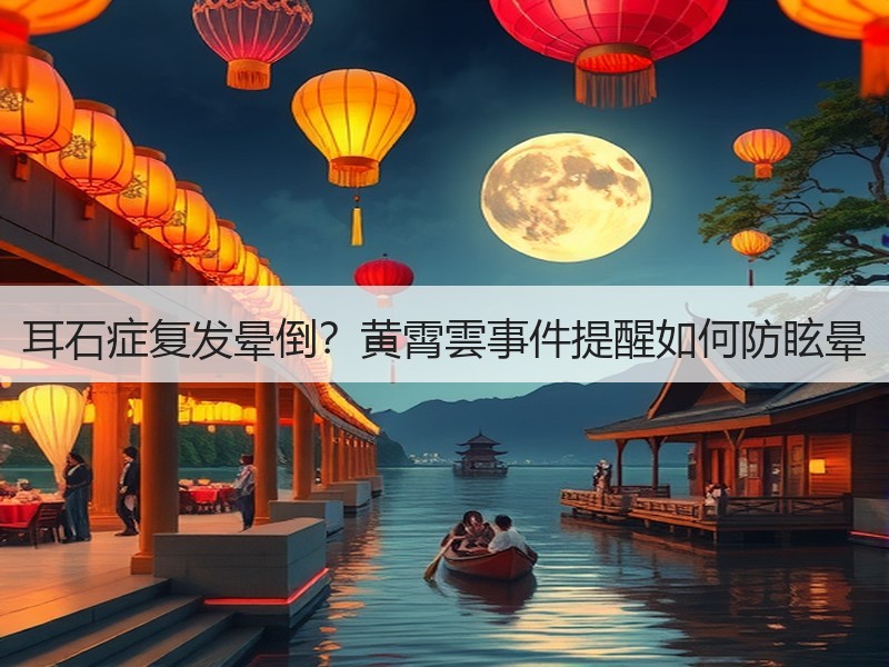 耳石症复发晕倒？黄霄雲事件提醒如何防眩晕