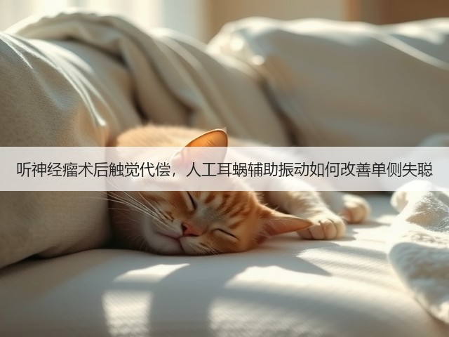 听神经瘤术后触觉代偿,人工耳蜗辅助振动如何改善单侧失聪(图3) 听神经瘤术后触觉代偿,人工耳蜗辅助振动如何改善单侧失聪(图3)