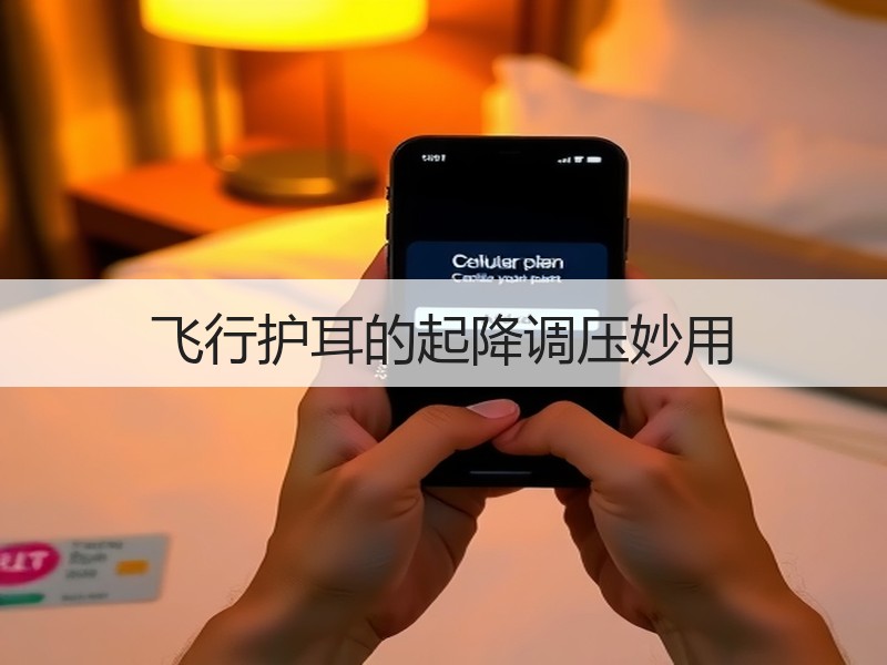 飞行护耳的起降调压妙用