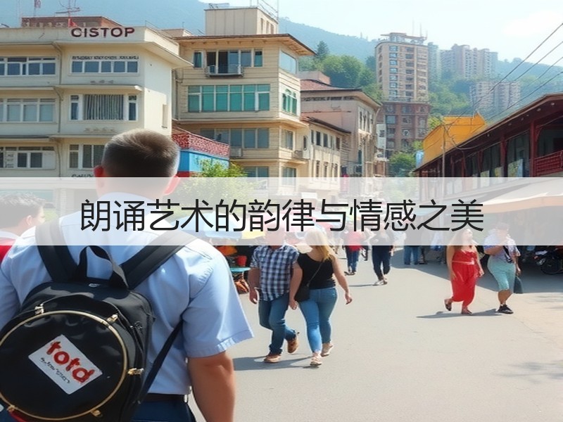 朗诵艺术的韵律与情感之美
