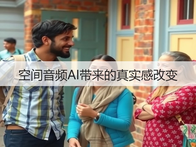 空间音频AI带来的真实感改变(图2) 空间音频AI带来的真实感改变(图2)