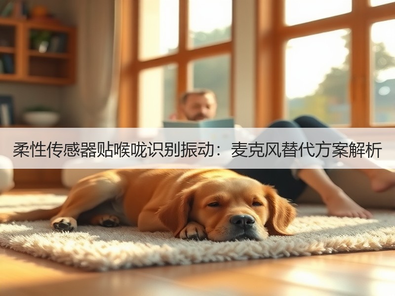 柔性传感器贴喉咙识别振动：麦克风替代方案解析