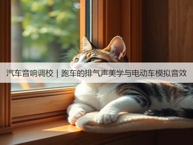 汽车音响调校|跑车的排气声美学与电动车模拟音效(图2) 汽车音响调校|跑车的排气声美学与电动车模拟音效(图2)